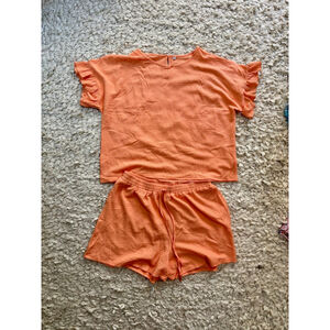 Unbranded Women’s Casual set Orange XL Lounge Vacation